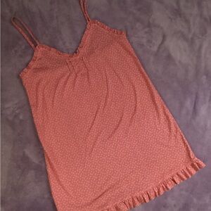 Women's Pink Sleeveless Mini Dress